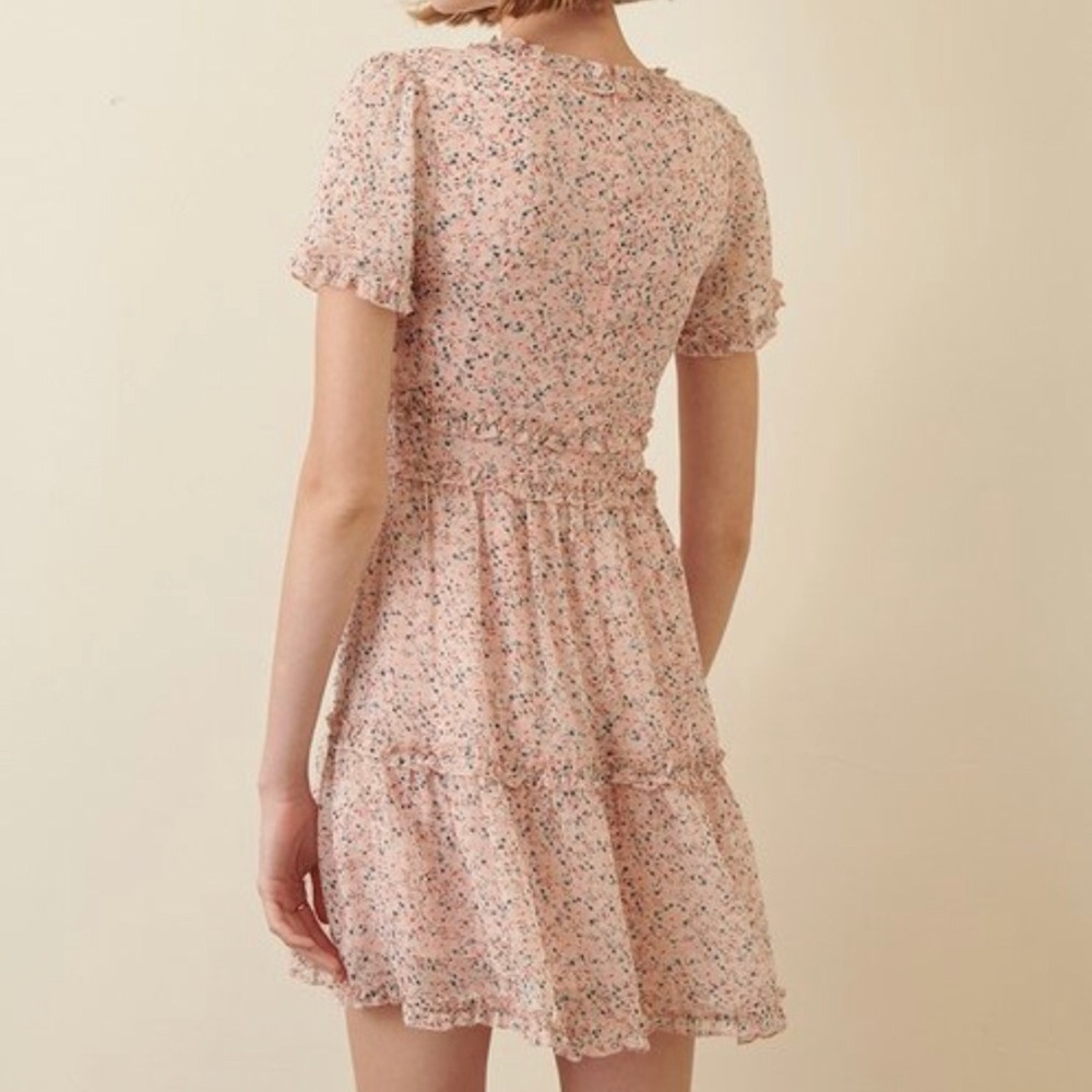 🌸English Garden Ruffle Dress In Rose🌸 - Picture 5 of 12